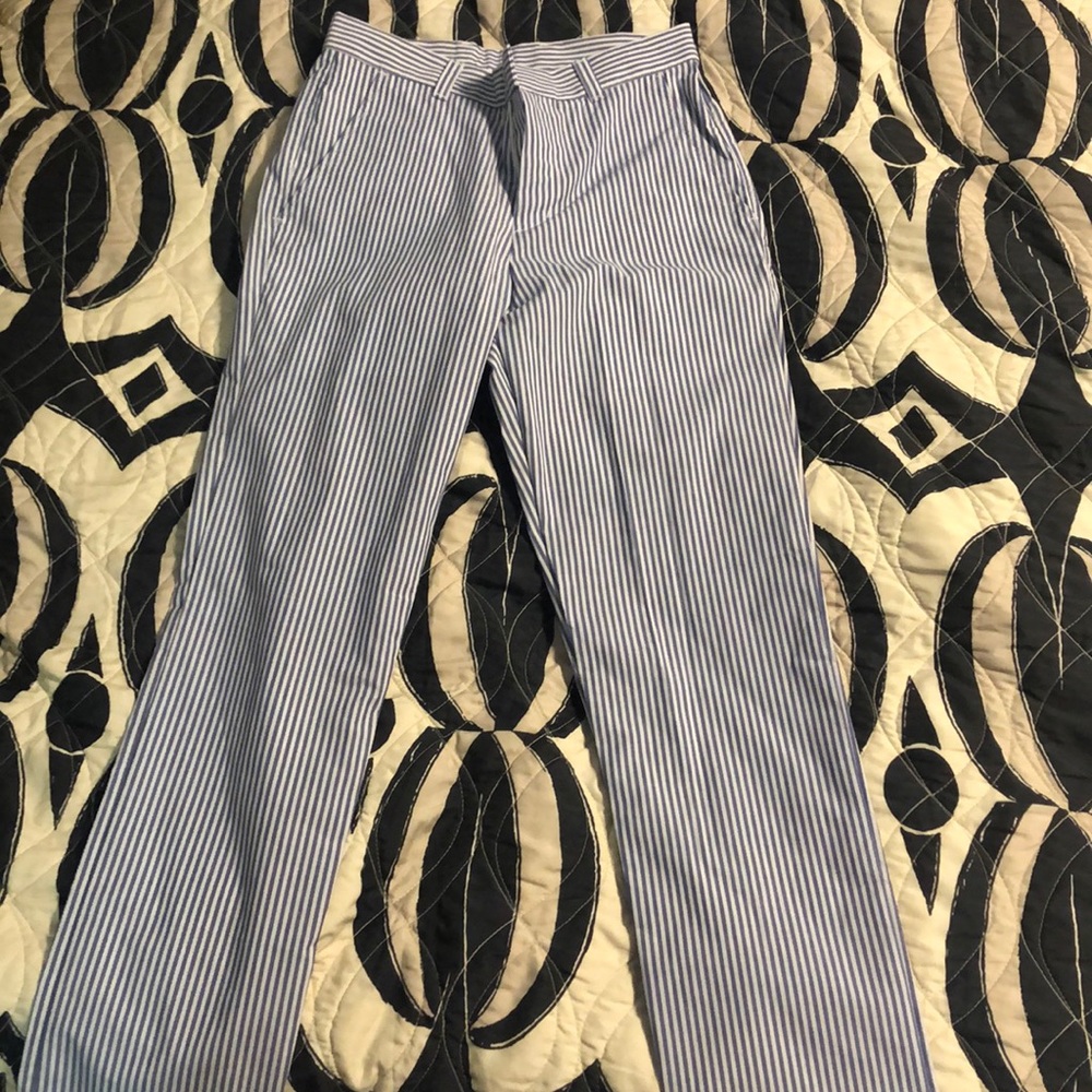 Striped Seersucker Pants